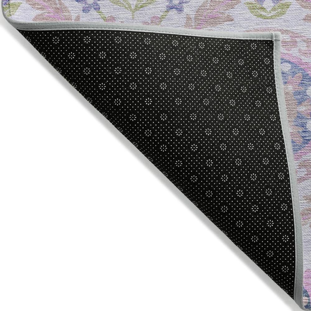 Start2Finish Chantille ACN751 pink 8x10 rug with soft, plush texture and intricate pattern, perfect for living room or bedroom decor.