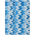 Start2Finish Chantille ACN750 blue 9x12 rug with intricate pattern, soft texture, and vibrant color for living room or bedroom decor.
