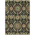 Start2Finish Chantille ACN751 black 9x12 rug with intricate pattern, soft texture, and plush appearance suitable for living rooms or bedrooms.