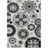 Start2Finish Chantille ACN763 black 9x12 rug with intricate pattern and plush texture, ideal for modern living spaces.
