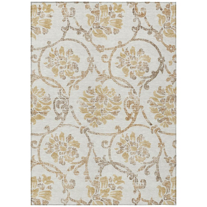 Start2Finish Chantille ACN762 ivory 9x12 rug with intricate pattern, soft texture, and elegant design for living room or bedroom decor.