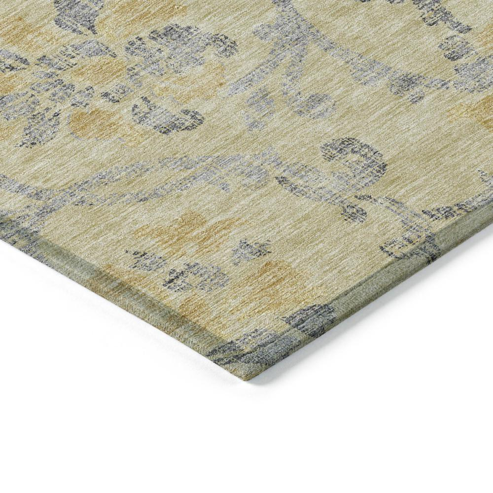 Start2Finish Chantille ACN762 gold 8x10 rug with intricate pattern and plush texture, ideal for adding warmth to living spaces.