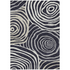 Start2Finish Chantille ACN765 black 8x10 rug with intricate pattern and plush texture, ideal for living room or bedroom decor.