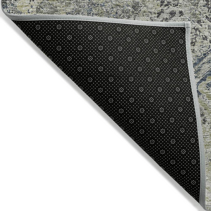 Gray Chantille ACN768 rug by Start2Finish, 10x14 feet, featuring soft woven fabric and subtle pattern for living room decor.