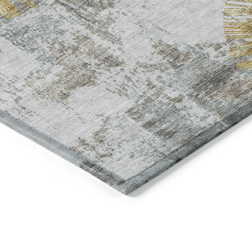 Start2Finish Chantille ACN773 Gold 8x10 rug featuring a plush, textured design in gold tones for elegant home decor.
