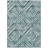 Start2Finish Chantille ACN781 teal 10x14 rug with intricate pattern, plush texture, and vibrant color for stylish home decor.