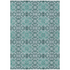 Start2Finish Chantille ACN783 teal 8x10 rug with intricate pattern, plush texture, and vibrant color suitable for modern living spaces.