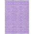 Start2Finish Chantille ACN784 purple 10x14 rug with soft, plush texture and decorative pattern, ideal for living room or bedroom.