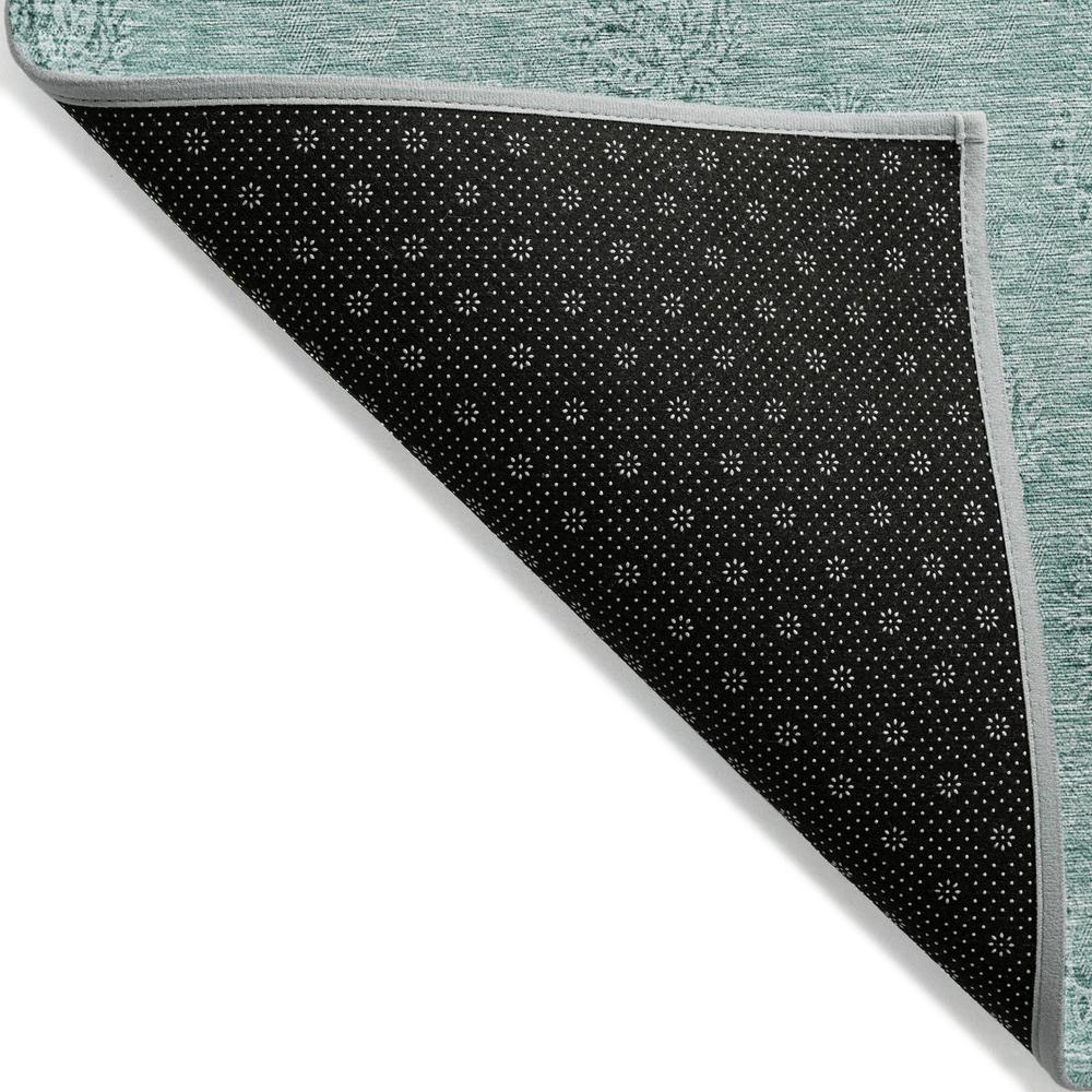 Start2Finish Chantille ACN789 teal 8x10 rug with intricate pattern, soft texture, and vibrant color perfect for living room or bedroom decor.