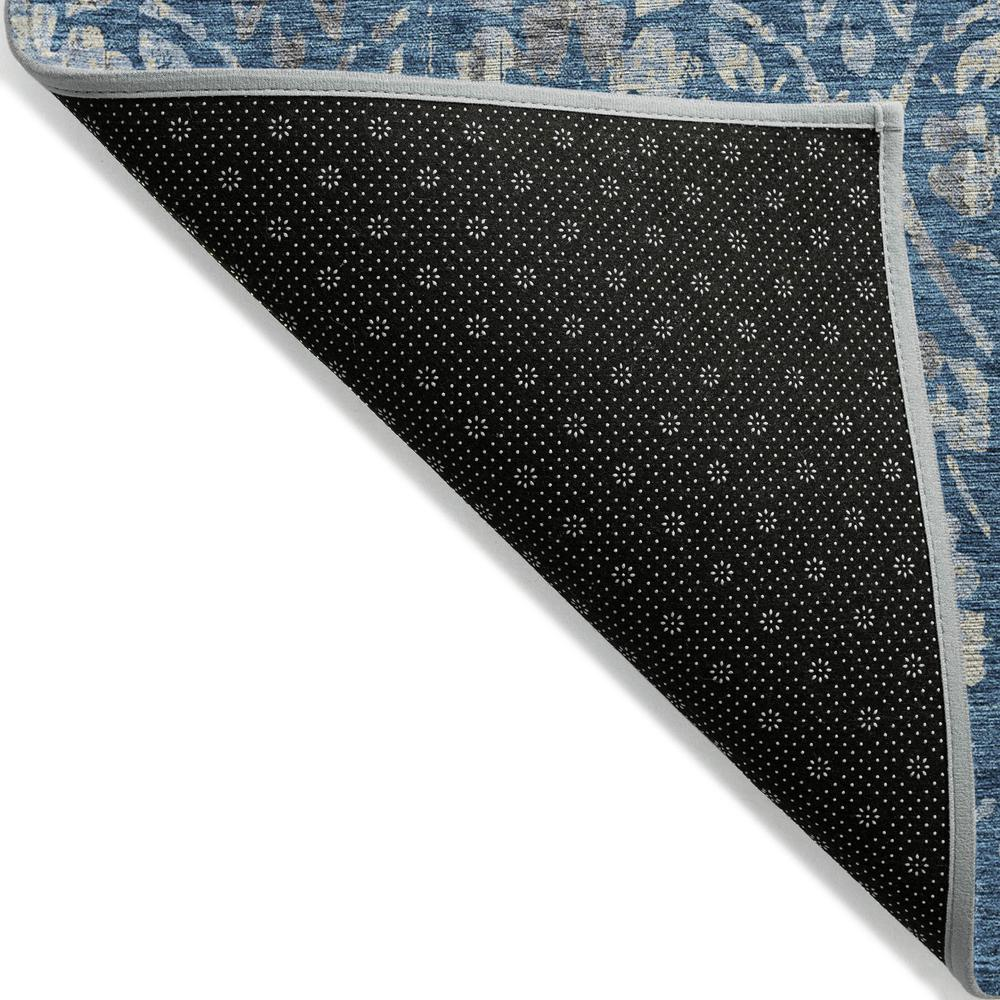 Start2Finish Chantille ACN868 blue 9x12 rug with intricate pattern and soft texture, perfect for living rooms or bedrooms.