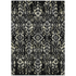 Start2Finish Chantille ACN868 black 9x12 rug with intricate pattern, durable woven textile, perfect for living rooms or bedrooms.