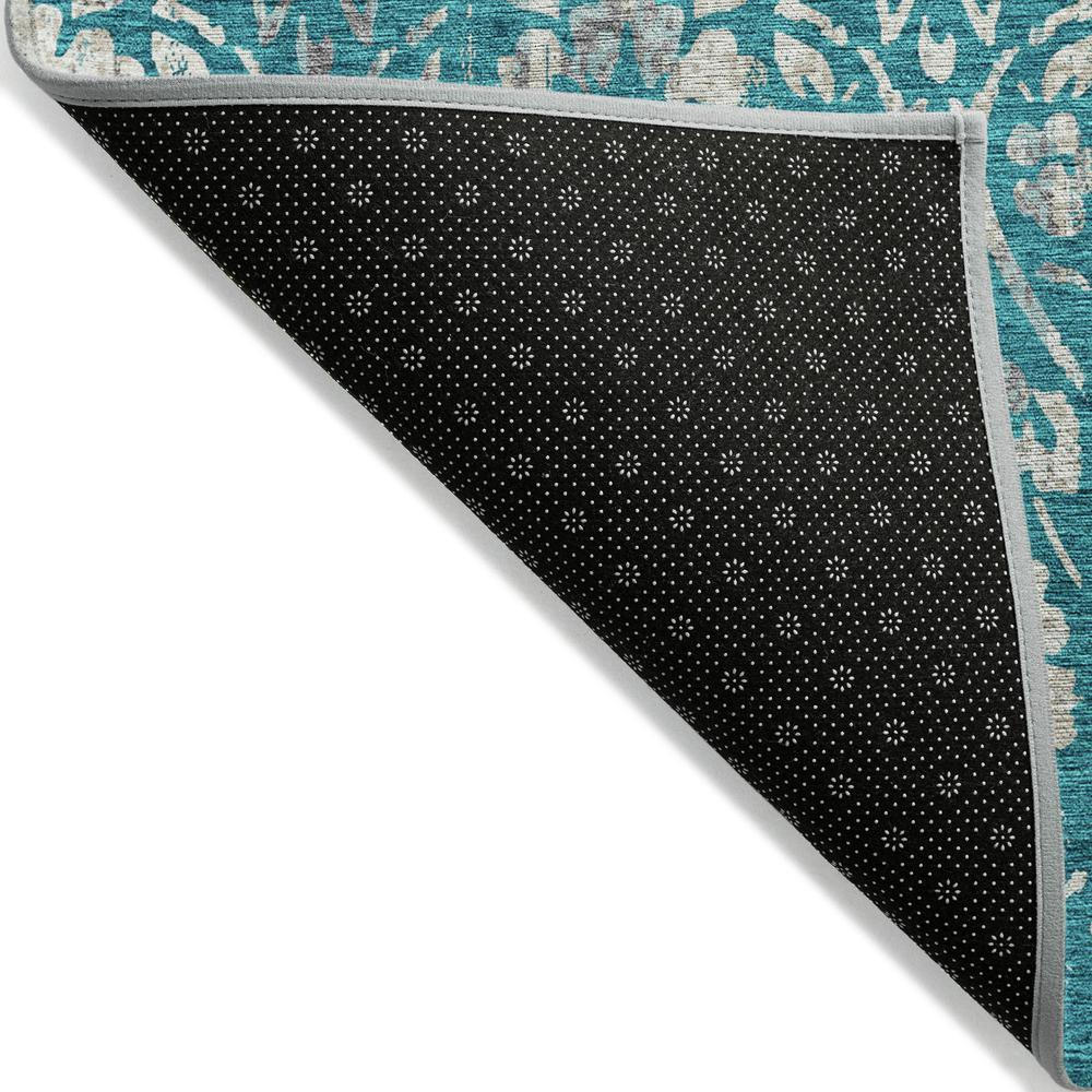 Start2Finish Chantille ACN868 teal rug, 10x14 feet, plush textured rug with intricate pattern, perfect for living room or bedroom decor.