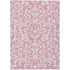 Start2Finish Chantille ACN875 pink 9x12 rug featuring soft, plush fabric and intricate pattern for elegant home decor.