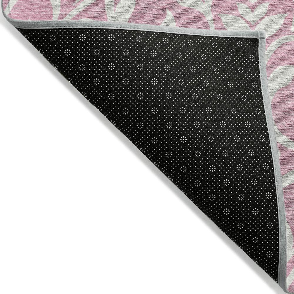 Start2Finish Chantille ACN875 pink rug, 9x12 feet, featuring soft textured fabric and a vibrant pink color, ideal for living spaces.