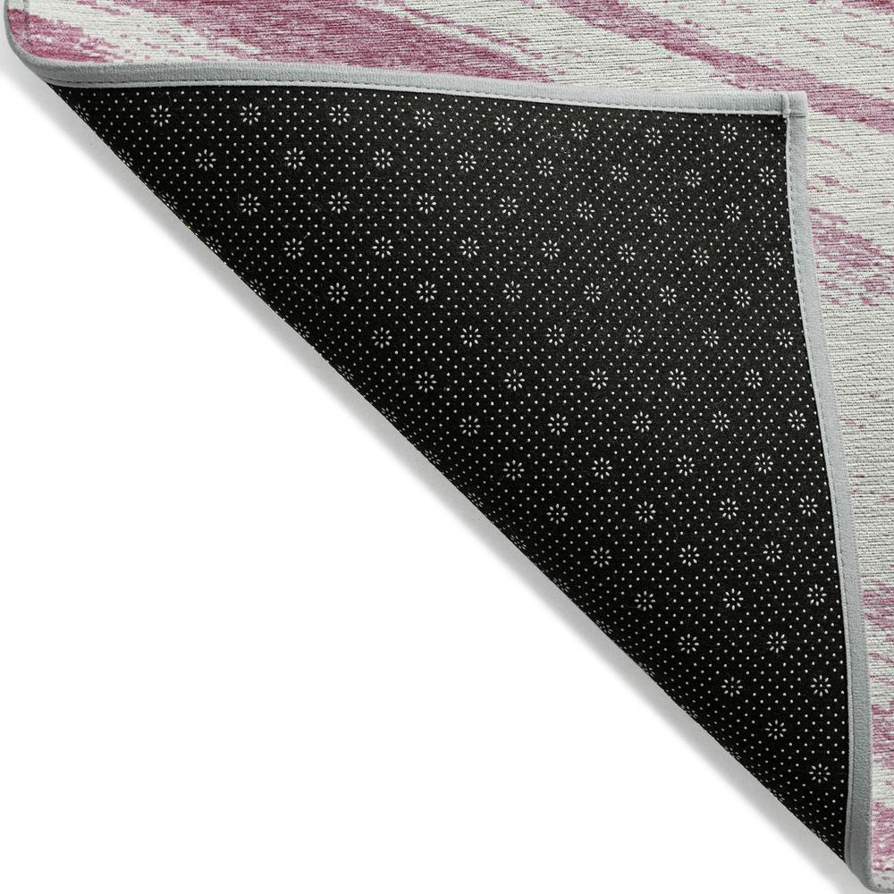 Start2Finish Chantille ACN876 pink rug, 10x14 feet, showcasing soft textured fabric and elegant design in a spacious living area.