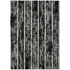 Start2Finish Chantille ACN892 black 9x12 rug with intricate pattern, plush texture, and bold design suitable for modern living spaces.