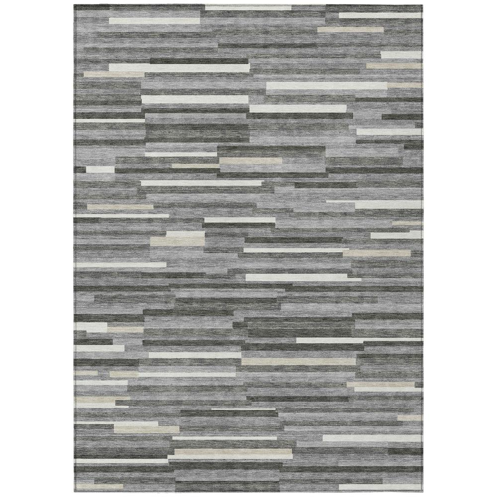 Gray Chantille ACN894 9x12 rug by Start2Finish featuring a soft, plush texture and elegant pattern for living room decor.