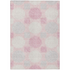 Start2Finish Chantille ACN900 pink 8x10 rug with soft, plush texture and decorative design for living room or bedroom decor.