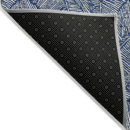 Start2Finish Chantille ACN913 blue 9x12 rug with intricate patterns, soft texture, and bold color for stylish home decor.