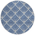 Start2Finish Chantille ACN914 Blue 8x8 rug with intricate patterns, plush texture, and vibrant blue color for cozy home decor.