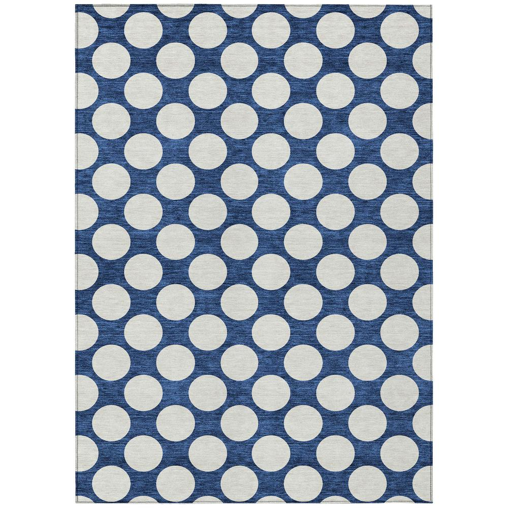 Start2Finish Chantille ACN921 blue 8x10 rug with intricate pattern, soft texture, and vibrant color for elegant home decor.