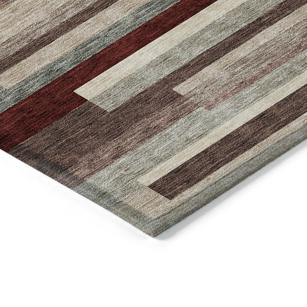Start2Finish Chantille ACN956 red 10x14 rug with intricate pattern and plush texture, ideal for living room or bedroom decor.
