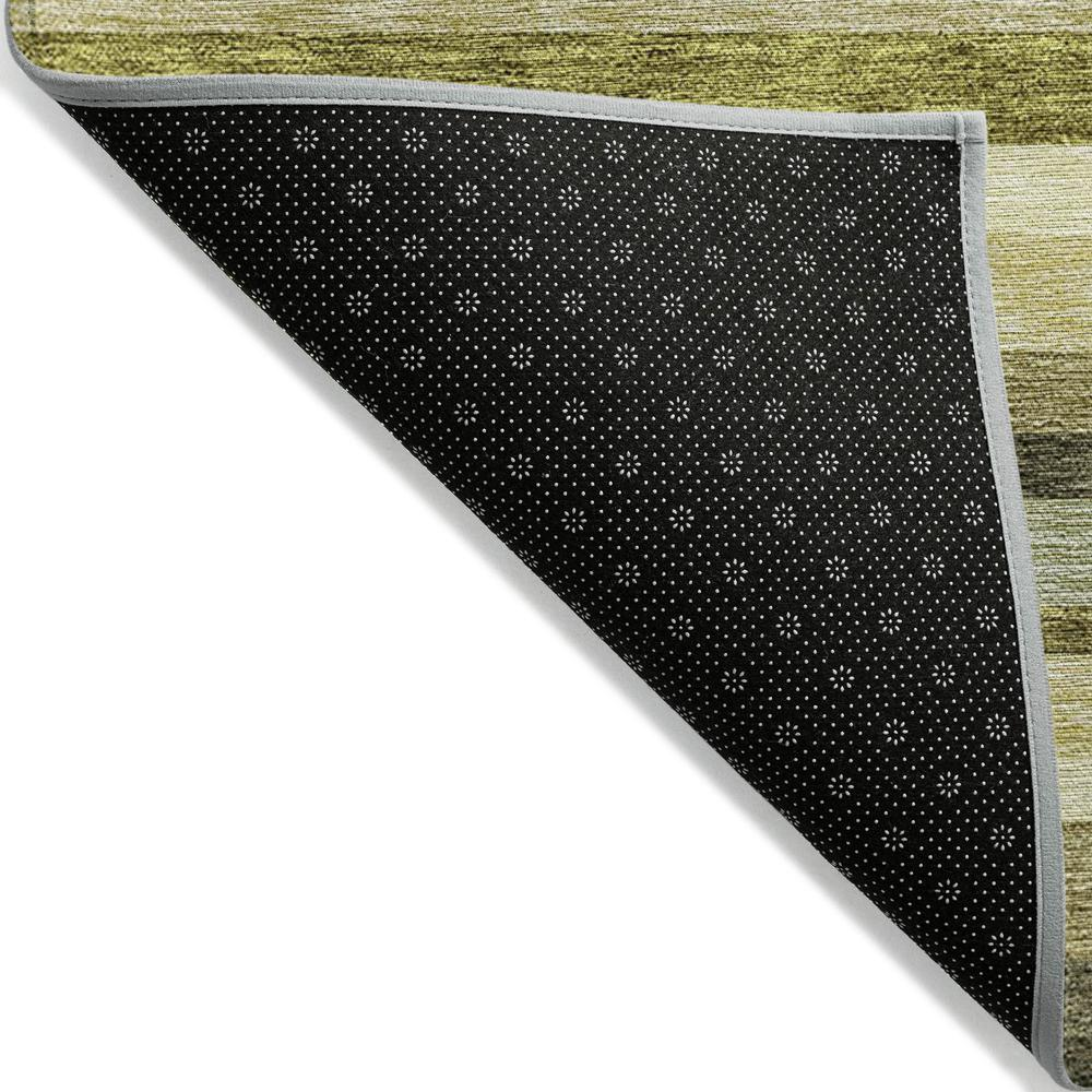 Start2Finish Chantille ACN956 green 10x14 rug with a soft, textured pattern and fringed edges, ideal for living rooms or bedrooms.
