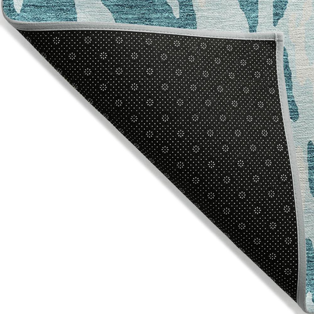 Start2Finish Chantille ACN957 teal rug, 10x14 feet, with intricate pattern and soft texture, perfect for living rooms or bedrooms.