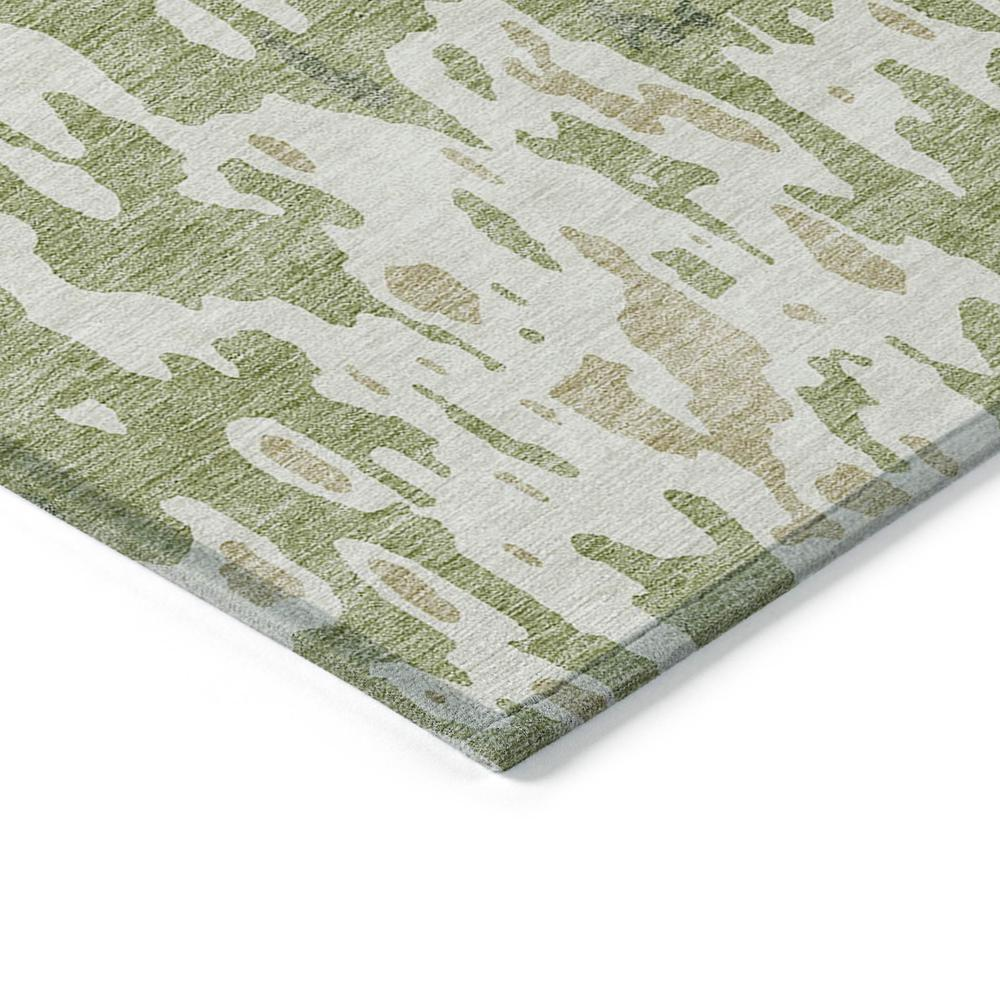 Start2Finish Chantille ACN957 green 9x12 rug with soft, textured fabric and intricate pattern on a neutral background.