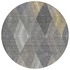 Gray Chantille ACN962 8x8 rug by Start2Finish, displaying soft textured pattern on a neutral floor.