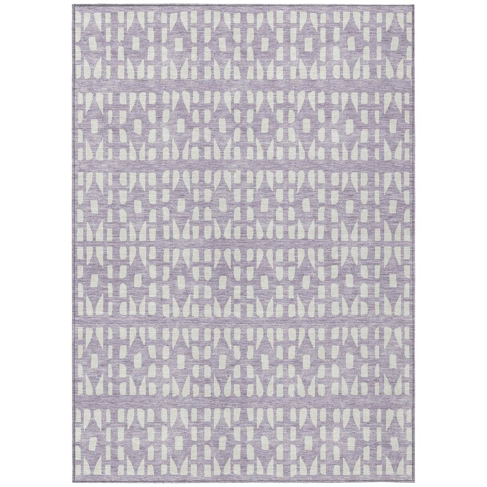 Start2Finish Chantille ACN963 purple rug, 10x14 feet, featuring soft plush texture and elegant design suitable for living rooms.