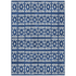 Start2Finish Chantille ACN963 Blue 10x14 rug with intricate patterns and soft texture, ideal for living room or bedroom decor.