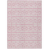 Start2Finish Chantille ACN963 pink 8x10 rug with soft, plush texture and decorative pattern ideal for living room or bedroom decor.