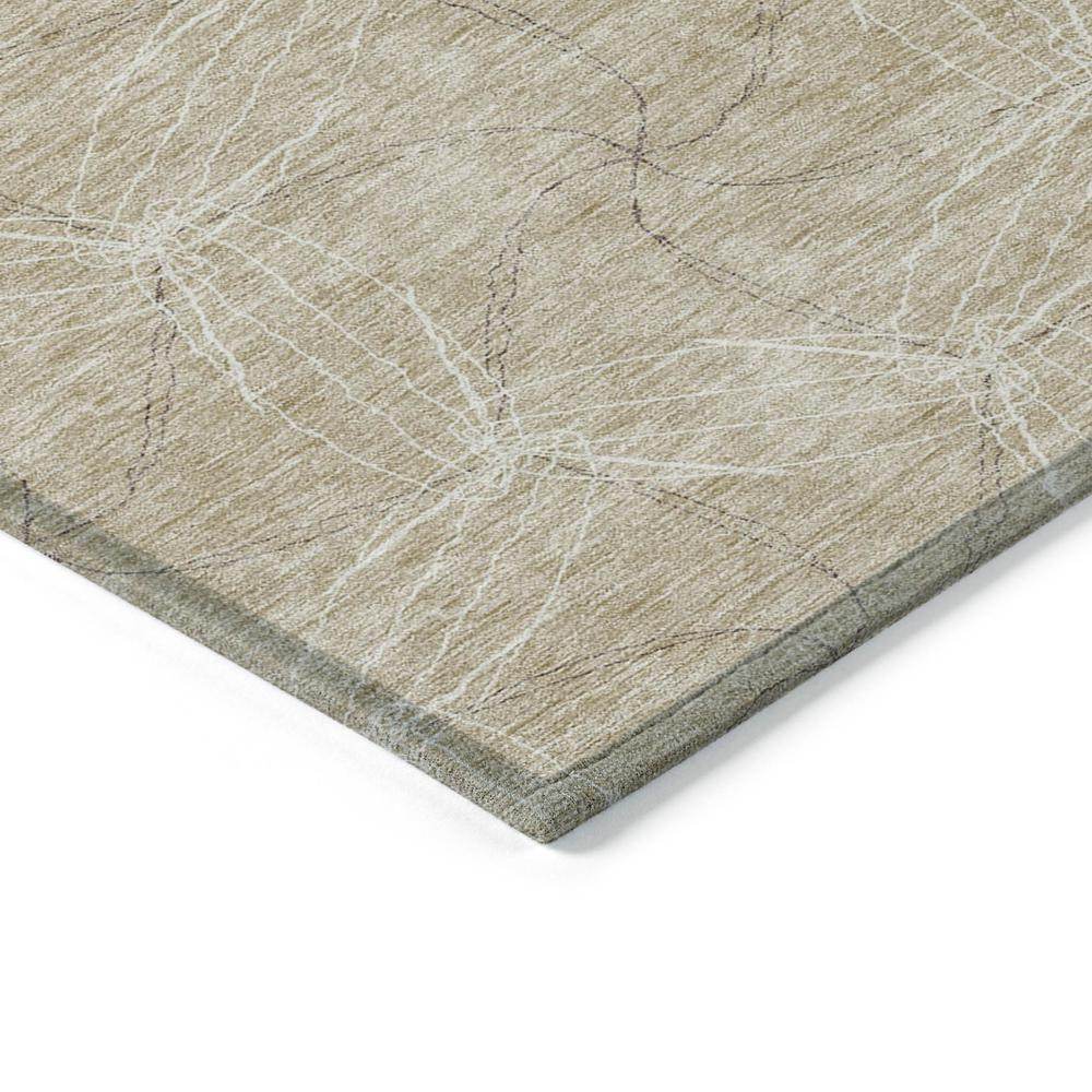 Start2Finish Chantille ACN968 brown rug with 10x14 feet size, showcasing soft textured fabric and intricate pattern details.
