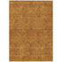 Start2Finish Chantille ACN968 orange 10x14 rug with intricate pattern, soft texture, and vibrant color for living room or bedroom decor.