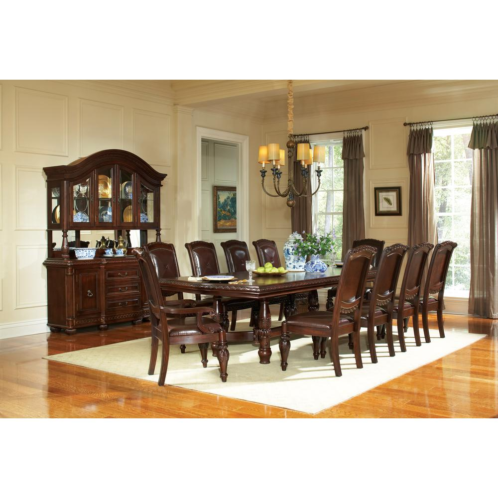 Start2Finish Antoinette Side Chair with wooden frame and upholstered seat, showcasing elegant furniture design.