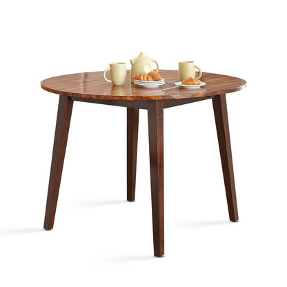 Start2Finish Abaco 5-piece dining set with a rectangular table and four matching chairs, featuring a modern wood finish.