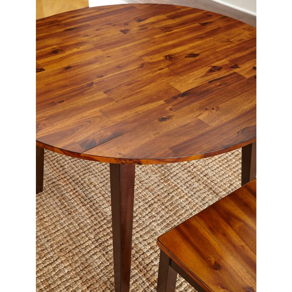 Start2Finish Abaco 5-piece dining set with rectangular table and four matching chairs, showcasing modern wood finish and clean design.