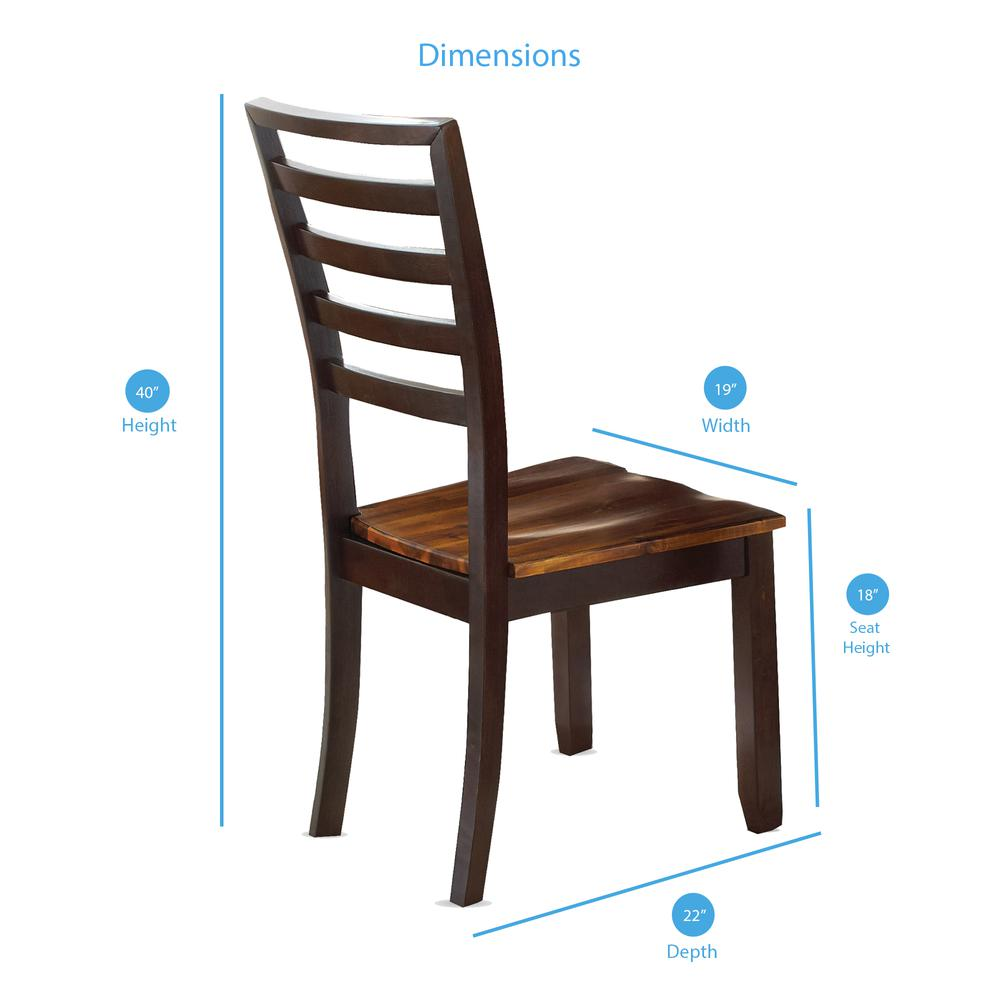 Start2Finish Abaco Side Chair with wooden frame and cushioned seat, modern furniture for dining or lounge areas