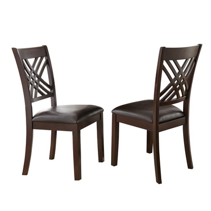 Start2Finish Adrian side chair featuring a modern design with a wooden seat and metal legs, ideal for dining or office use.