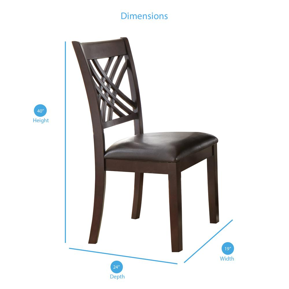Start2Finish Adrian side chair showcasing a modern wooden frame and cushioned seat, ideal for dining or office spaces.