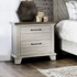 Start2Finish Bear Creek Nightstand showing a wooden furniture piece with a drawer and open shelf in a bedroom setting.