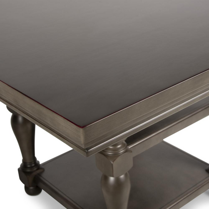 Caswell Counter Table by Start2Finish showing a sleek wooden surface with sturdy legs, ideal for kitchen or dining spaces.