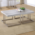 Start2Finish David Cocktail Table with a sleek wooden surface and modern metal legs, ideal for living room or lounge decor.