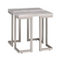 Start2Finish David end table with a sleek wooden surface and sturdy metal legs, ideal for living room or bedroom decor.