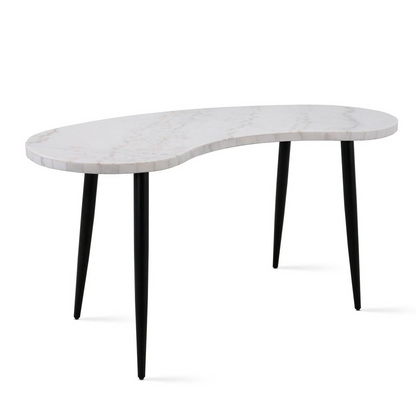 Start2Finish Kinsley Desk, modern furniture with a wooden tabletop and sleek metal legs, ideal for home or office workspace.