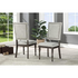 Start2Finish Linnett upholstered back chair with cushioned seat and fabric-covered back, stylish and comfortable for dining or office use.
