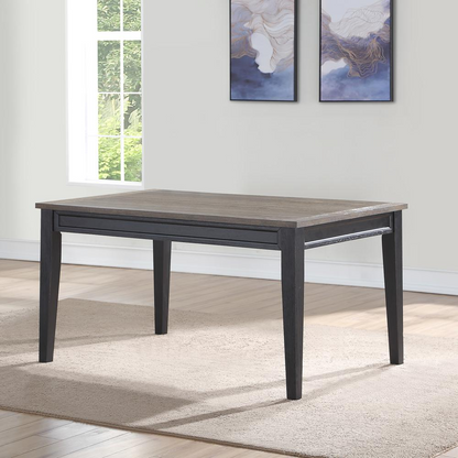 Start2Finish Raven Noir Dining Table showing sleek black wooden surface and modern furniture design.