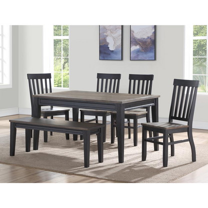 Start2Finish Raven Noir dining table with sleek black wooden surface, modern furniture piece for contemporary dining rooms.