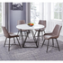 Start2Finish Ramona 5-piece set featuring stylish dinnerware with colorful patterned plates and bowls on a white background.